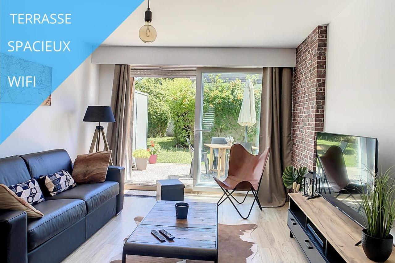 Appartement Grand Appart Terrasse Tout Confort Design Parking Amiens